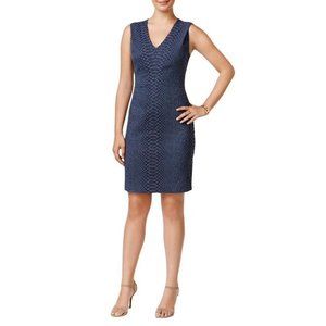 Tommy Hilfiger Snakeskin-Print Sheath Dress Size 4